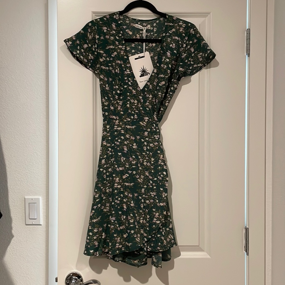 NEW Green Floral Dress